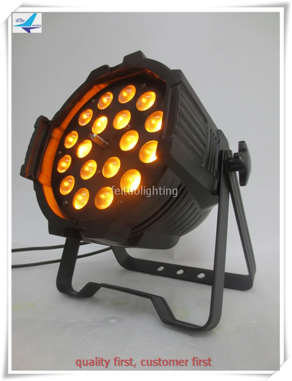 Бесплатная доставка 4 шт./лот светодиодные фонари 18X18 Вт rgbaw uv свет 6 в 1 led par zoom