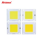 Светодиодная лампа с COB матрицей, бесмерцающий прожектор высокой яркости, 30 в, 10 Вт, 20 Вт, 30 Вт, 50 Вт, 70 Вт, 100 Вт, сменный источник светильник