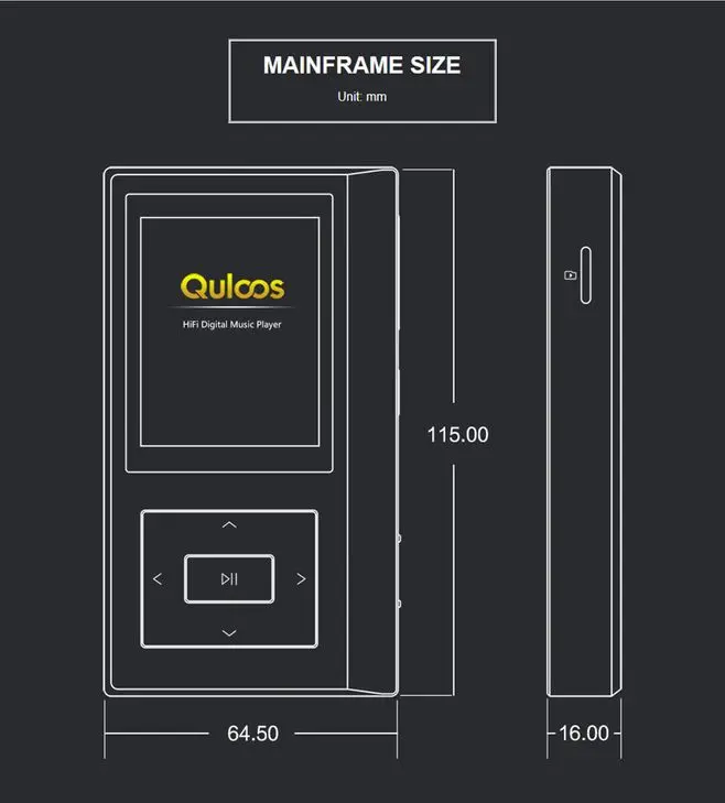 QLS QA361 HiFi AK4495SEQ 6OPA1622 мастер-лента без потерь Музыкальный плеер DSD жесткое решение MP3 портативный плеер