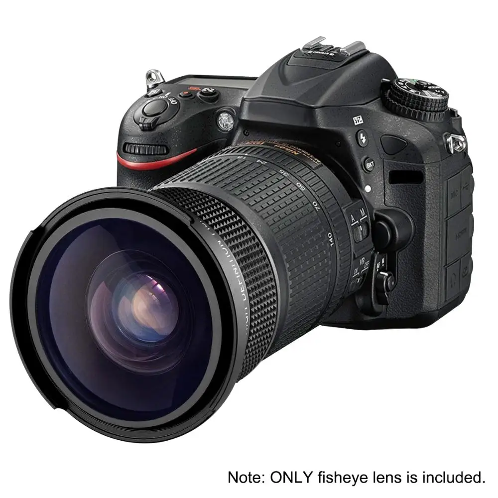 Широкоугольный объектив Neewer 52 мм 55 58 0 35x Pro HD рыбий глаз (Макросъемка) для Canon Nikon Sony