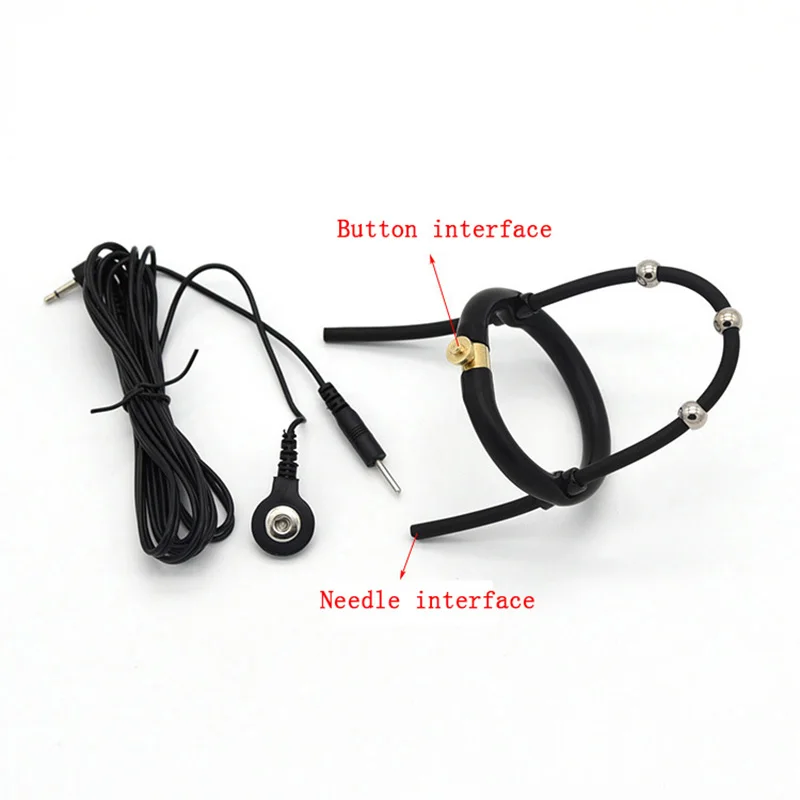 Силиконовое кольцо для головка пениса электрошоковая секс-игрушка мужчин |