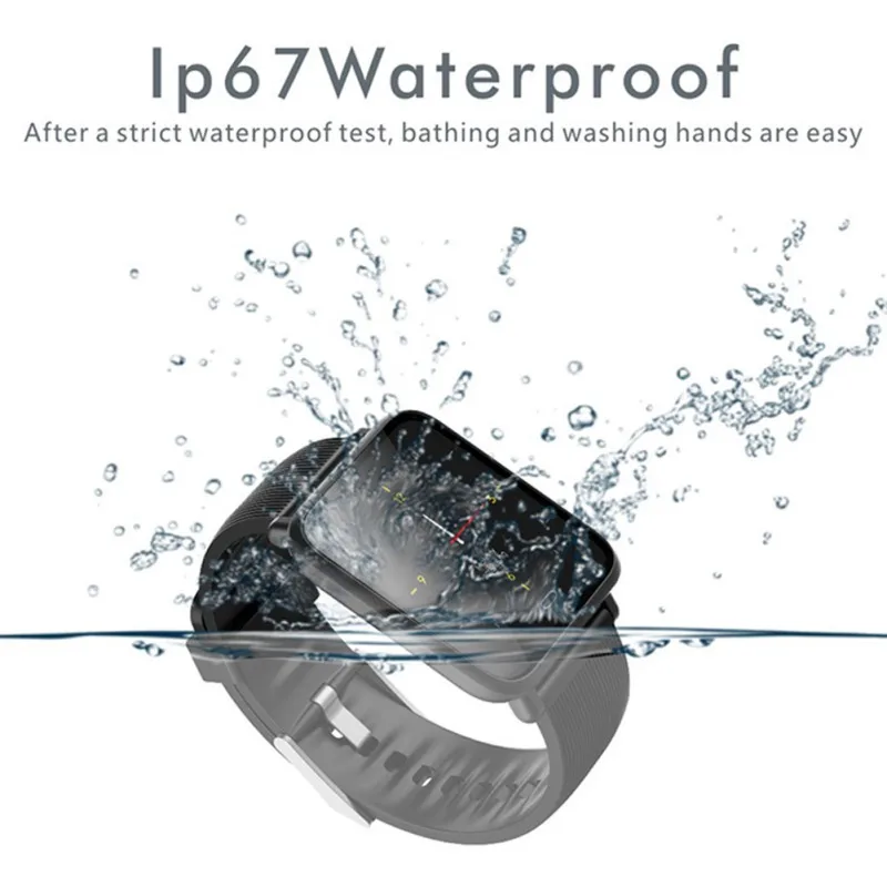 Q9 Blood Pressure Heart Rate Monitor Smart Watch IP67 Waterproof Sport Fitness Trakcer Men Women Smartwatch | Электроника