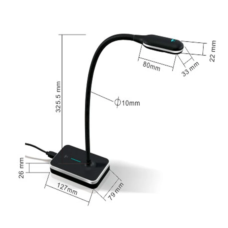 Визуальный Презентер VH801AF с воротником гусиная шея 5 0 МП USB и HDMI портом