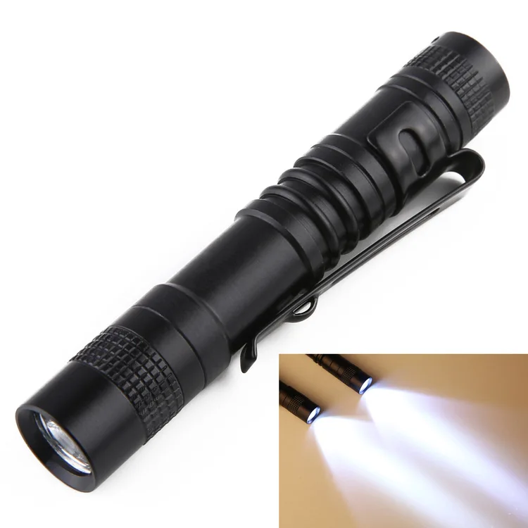 

2pcs Mini defense flashlight Aluminum alloy LED mini tactical small flashlight glare outdoor emergency self defense tool