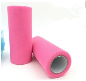 peach CHASANWAN рулон тюля 15 см(22 м/рулон) катушка пачка свадебное украшение детский душ органза лазер поделки на день рождения принадлежности - Цвет: peach
