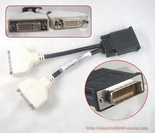 

Видеокарта MOLEX DMS-59 dual DVI, одноточечная, две линии передачи 59 на DVI