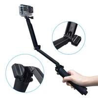 action camera accessories 3 way monopod grip arm tripod mount for xiaomi yi 4k mijia gopro hero 9 8 7 6 5 sjcam sj89 pro sj6 h9
