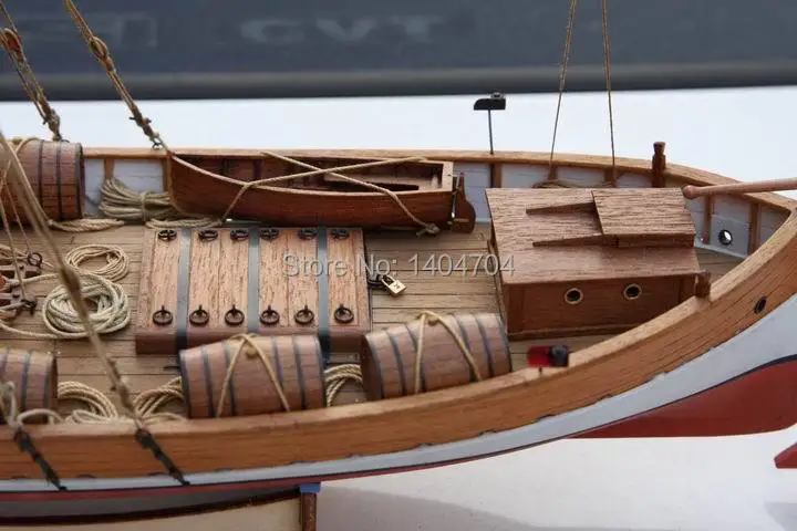 Модель NIDALE Sacle 1/48 классический древний Парусник модель комплект: средиземноморский LEUDO 1800-1900 корабль деревянная модель