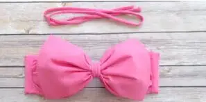 Купальник Push UP Женщины Бикини Сексуальное Bowite Купальник Топ Новые Летние Женщин Купальники 0 женщина купальный костюм Топ - Цвет: push up top 4