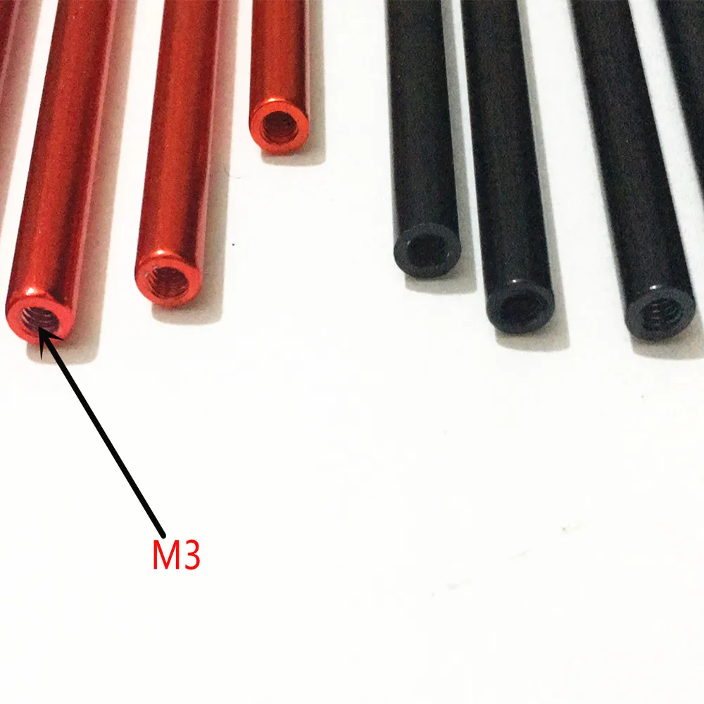 Новинка 10 шт. алюминиевые круглые проставки из сплава M3 * 95 мм 60 80 90 100 для