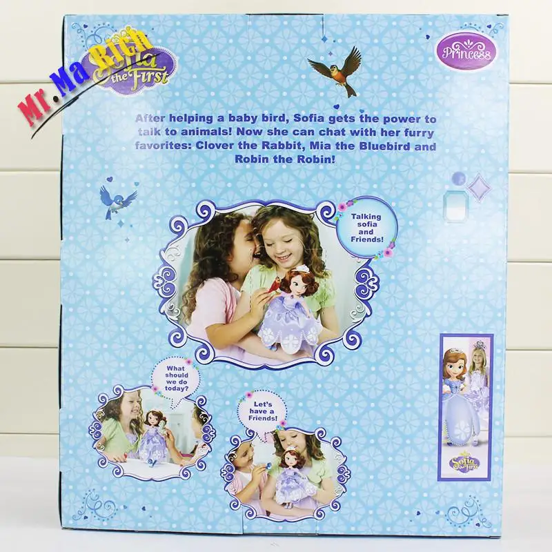 30cm Sofia The First Soifa &ampamp Animals Clover Rabbit Mia Robin Princess Bobbi Vinyl Toy Gift For Christmas | Игрушки и хобби