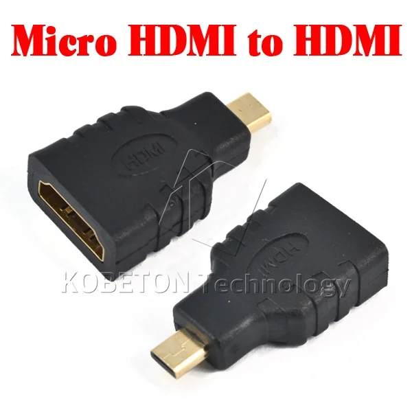 1 шт. мужчина к совместимому с HDMI переходник внутренней резьбой Micro HD золотое