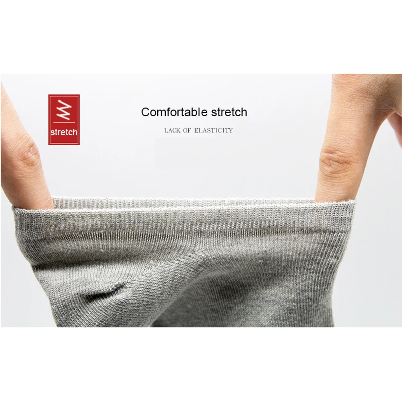 5 пар/лот летние мужские хлопковые короткие носки тонкие однотонные черные белые