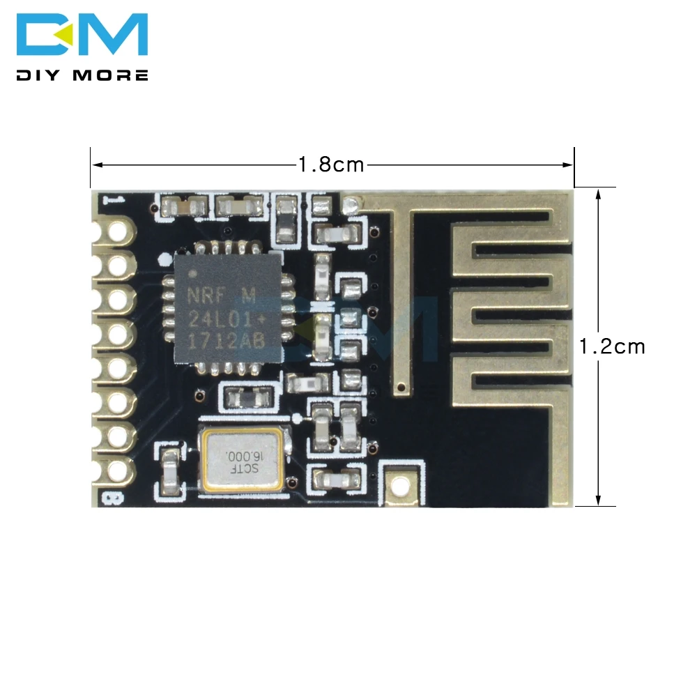 Беспроводной модуль NRF24L01 SMD 2 4 ГГц расширенная версия мини приемника