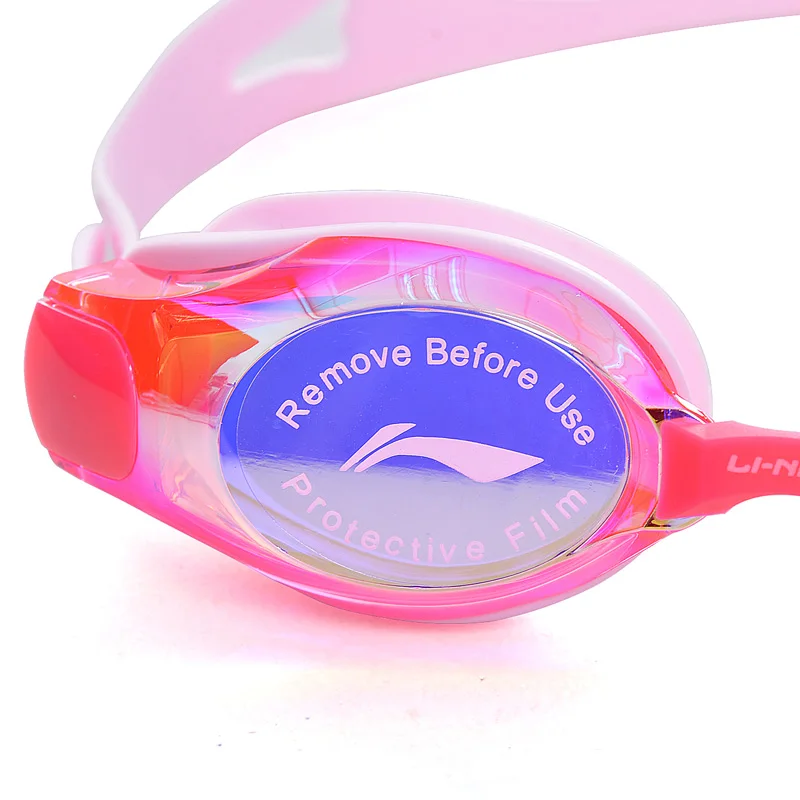 Li Ning унисекс очки для плавания подкладка спортивные аксессуары ASJP032 ZJY024|Очки