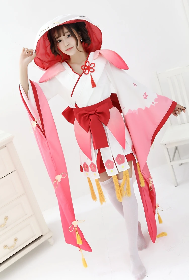 Женский карнавальный костюм Onmyoji из японского мультфильма кимоно Banshee Vantage
