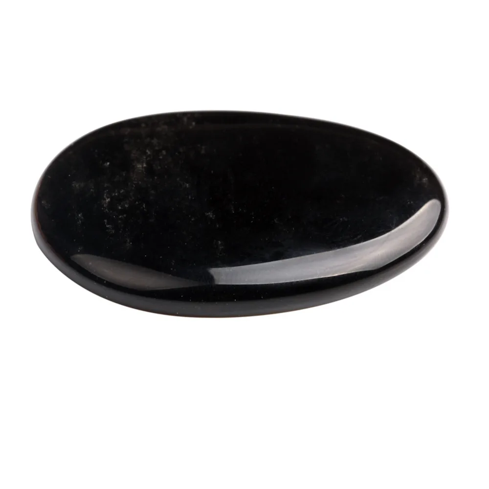 Натуральный черный обсидиановый камень резной ирландский лечебный лечебные