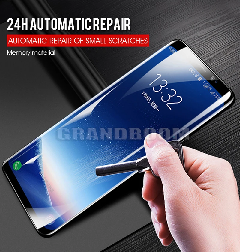 10 шт прозрачный 8D изогнутый ПЭТ мягкий протектор экрана для samsung Galaxy Note 10 10+ 9 8 S10 E 5G не Закаленное стекло пленка
