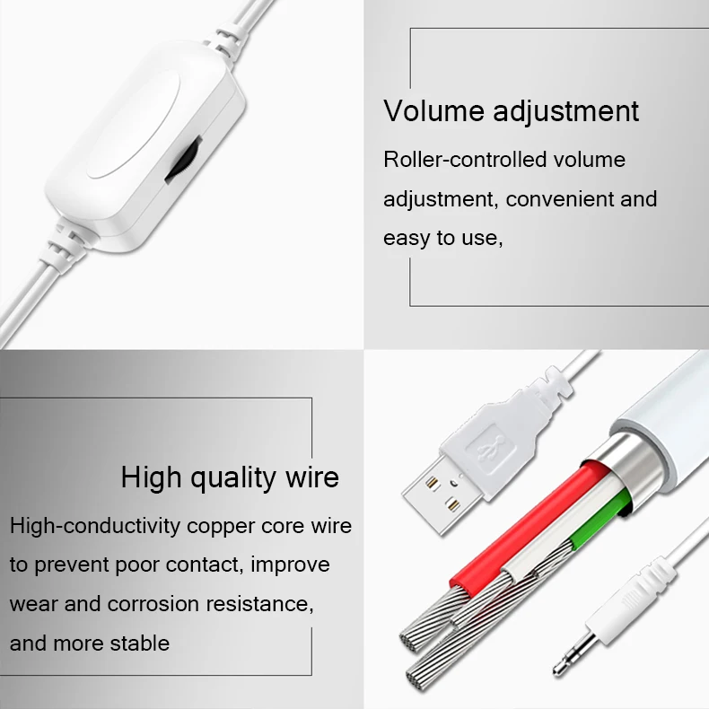 2 шт USB+ AUX компьютерные колонки 5 Вт 1,3 м проводной ПК маленький динамик для ноутбука Настольный телефон аудио мультимедиа громкий динамик