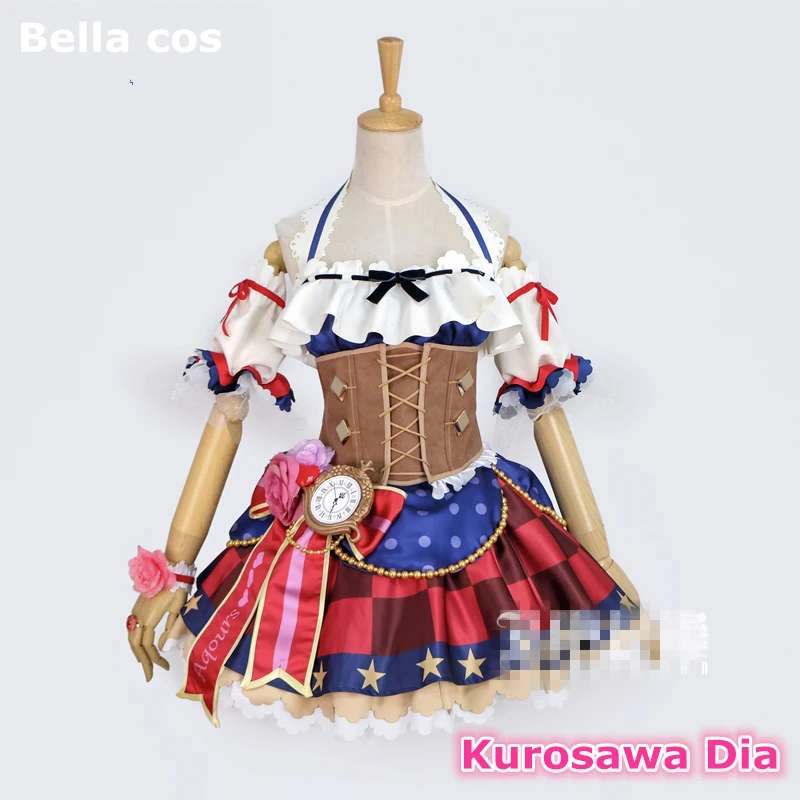 Индивидуальный размер Lovelive sunshine Aqours Kurosawa Dia Косплей Костюм валентинки