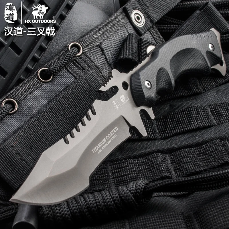 HX на открытом воздухе выживания Ножи Охота Кемпинг Karambit для шашлыков Тактический