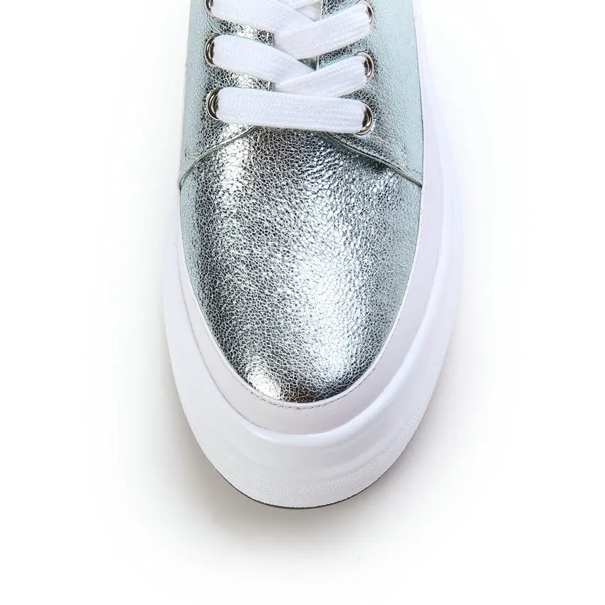 ESVEVA/2019 г. Женская обувь из вулканизированной кожи с круглым носком PU