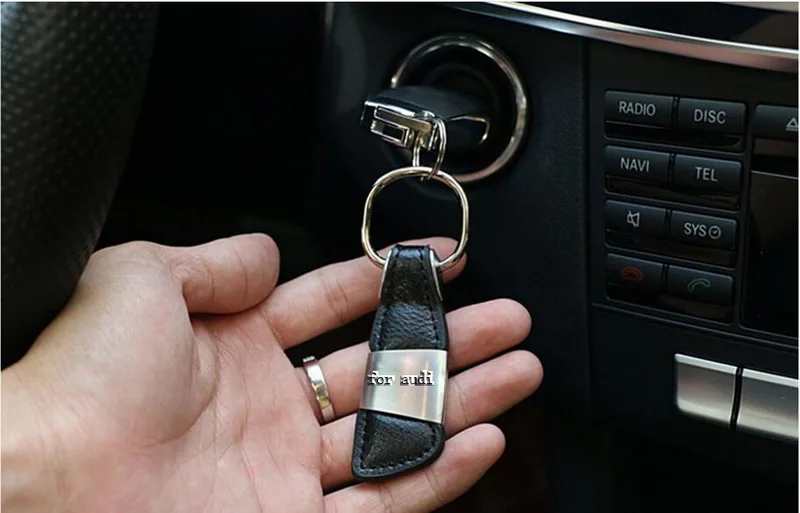 Кожаный Автомобильный брелок для Nissan/Subaru/Chevrolet/Citroen Модный женский и мужской