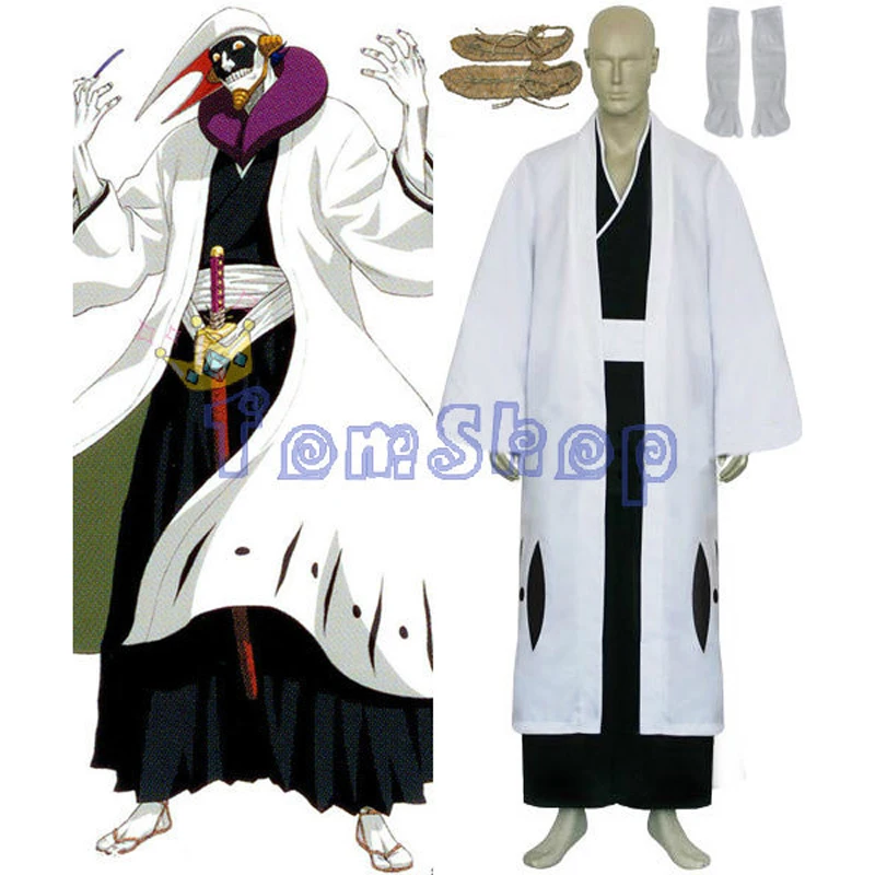 

Bleach 12th Division Captain Kurotsuchi Mayuri Cosplay Kimono Uniform Suit Men's Halloween Costumes Custom-made free shipping