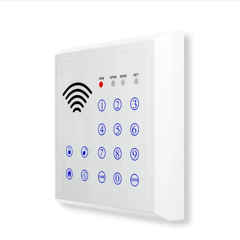 Беспроводной RFID сенсорная клавиатура 433 МГц клавиатура с паролем для аварийная система, доступ Управление системная клавиатура Поддержка Электрический фиксатор руля