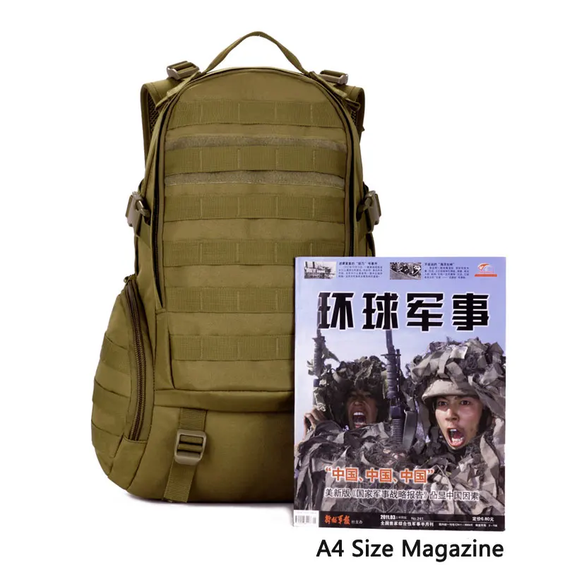 Походные сумки водостойкие Molle рюкзак военный 3 P тренажерный зал школа треккинг Ripstop Woodland тактическое снаряжение для мужчин 35L Прямая