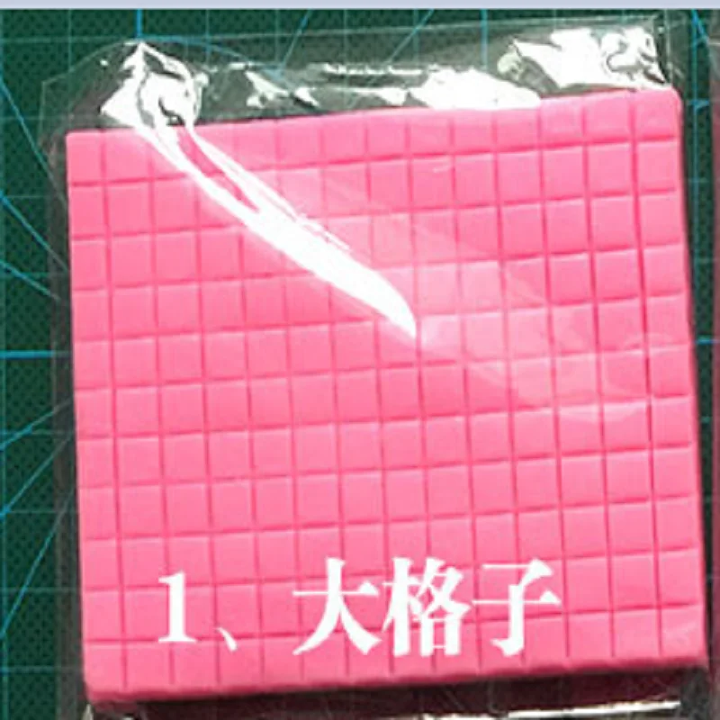 1 шт. Инструменты для торта глиняные формы клетчатая глина силиконовая форма