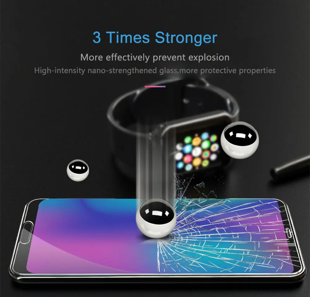 Для Honor 10, закаленное стекло, huawei Honor 10, защита экрана 9 H, 2.5D, против царапин, премиум, Защитная пленка для экрана Honor10