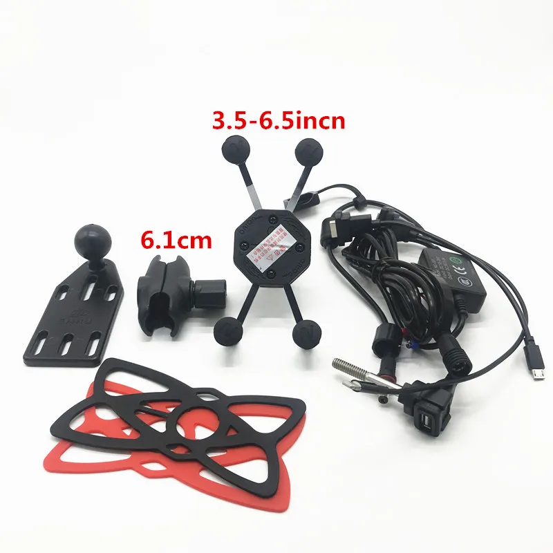 C Charging Для Suzuki Burgman 125 400 650 SKY WAVE 650 AN400 gps навигационная рамка мобильный телефон навигационный кронштейн аксессуары для мотоциклов - Цвет: C Charging