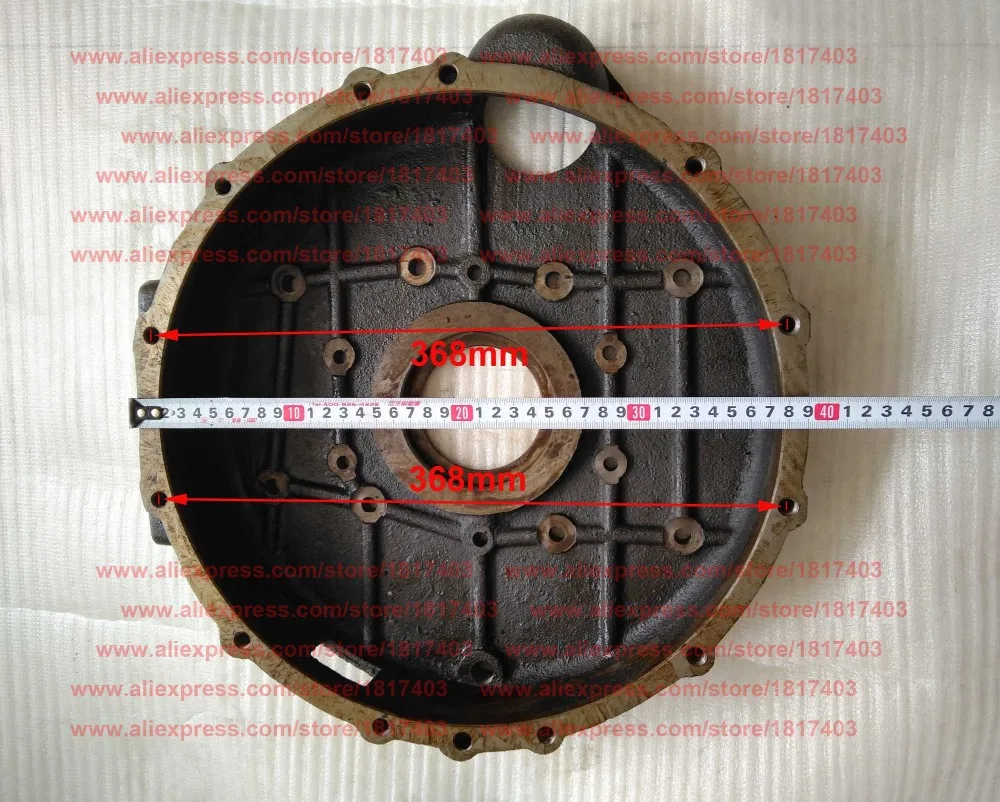 Y385-1-01027 / QC385T-01001 Flywheel housing Yangdong diesel engine parts Y385T Y380T Quanchai QC385T | Обустройство дома