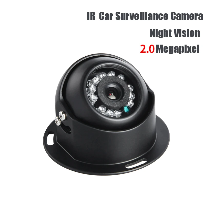 AHD 2.0MP Indoor Truck Mini Camera IR Night Vision 1/3 CCD PAL 3.6mm for Vehicle School Bus Vans Taxi Surveillance Security