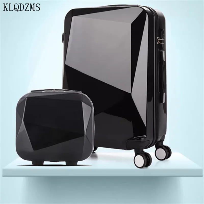 KLQDZMS 20/24/28 дюймов модный ABS + PC чемодан на колесиках Спиннер винтажный женская