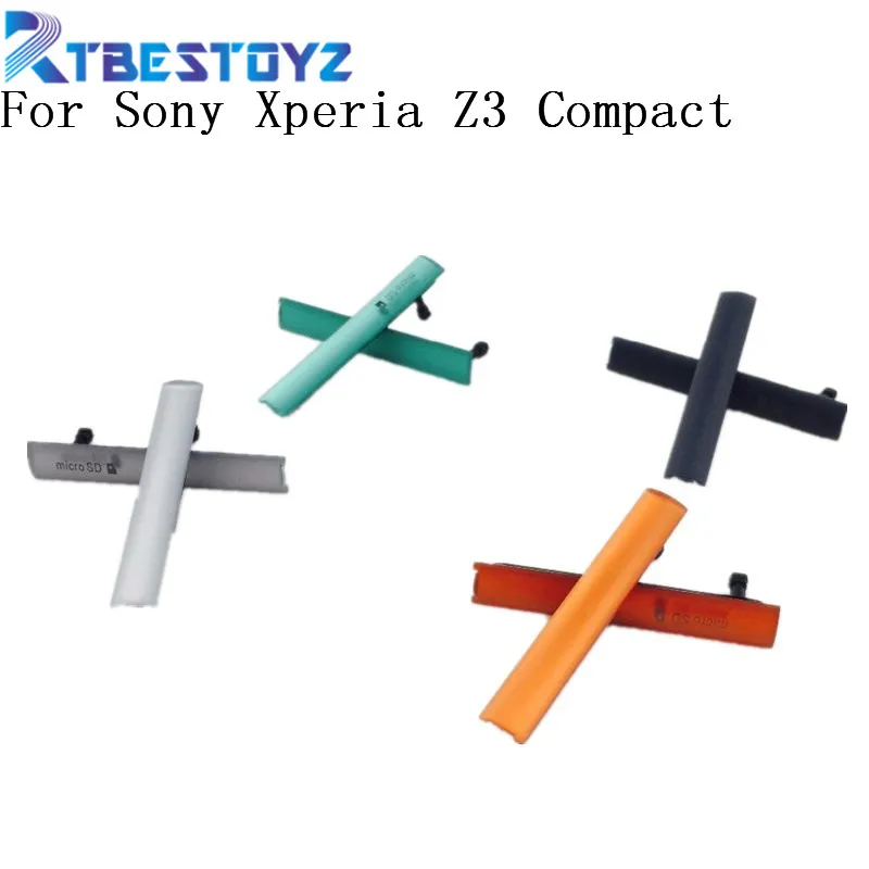 Оригинальный пылезащитный чехол D5803 D5833 с гнездом для Sim карты Micro SD USB Sony Xperia Z3 Mini