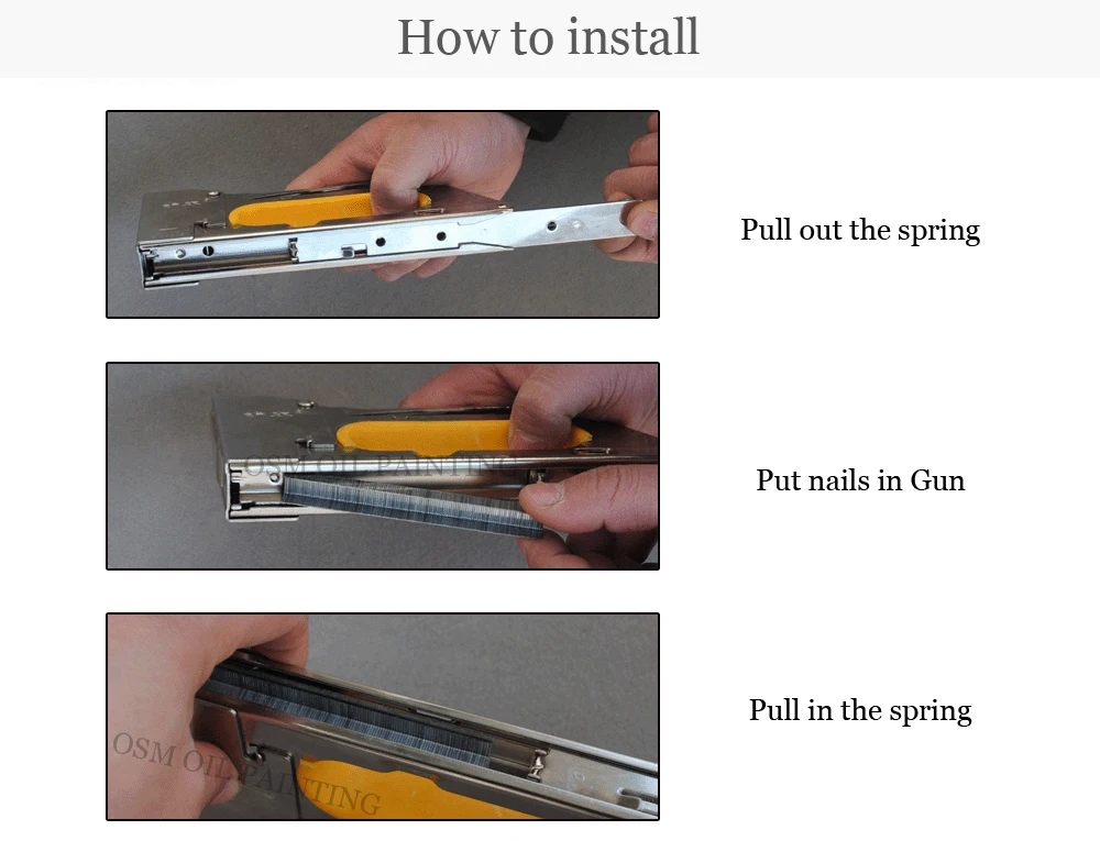 Бесплатная доставка стрейчевый инструмент строительный степлер ручной пистолет