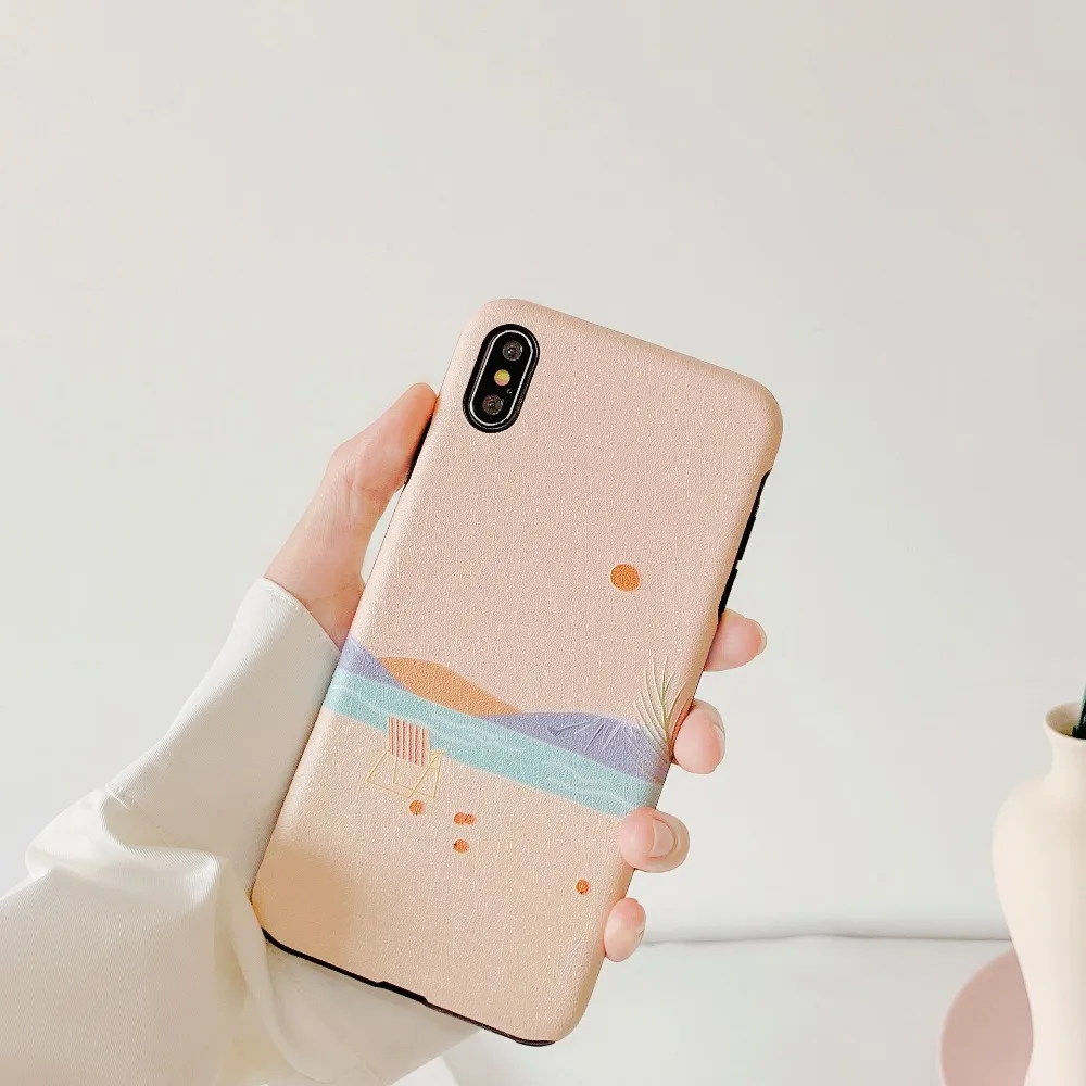 Литературный пейзаж чехол для iphone X XR XS Max выбивает мультфильм 8 7 6 6s плюс |