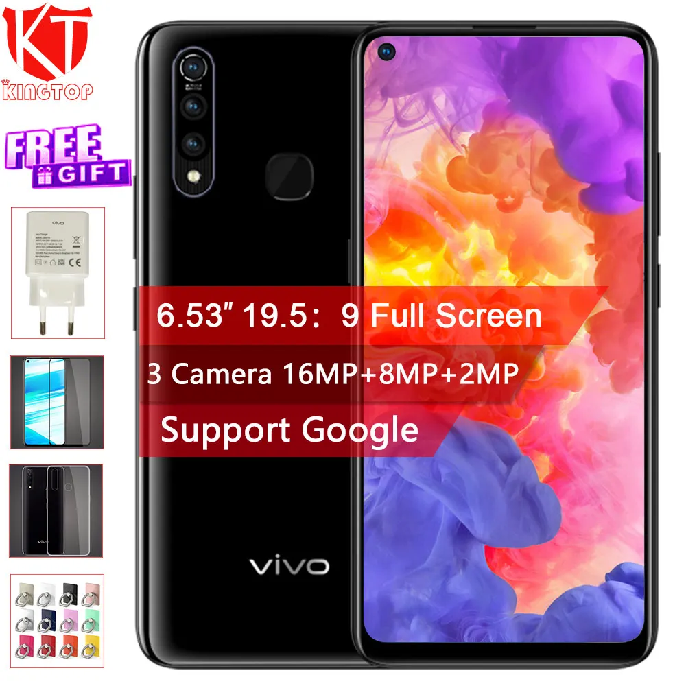 Оригинальный мобильный телефон vivo Z5x 5000 мАч 6 53 &quot4G/6G RAM 64G/128G ROM Snapdragon 710