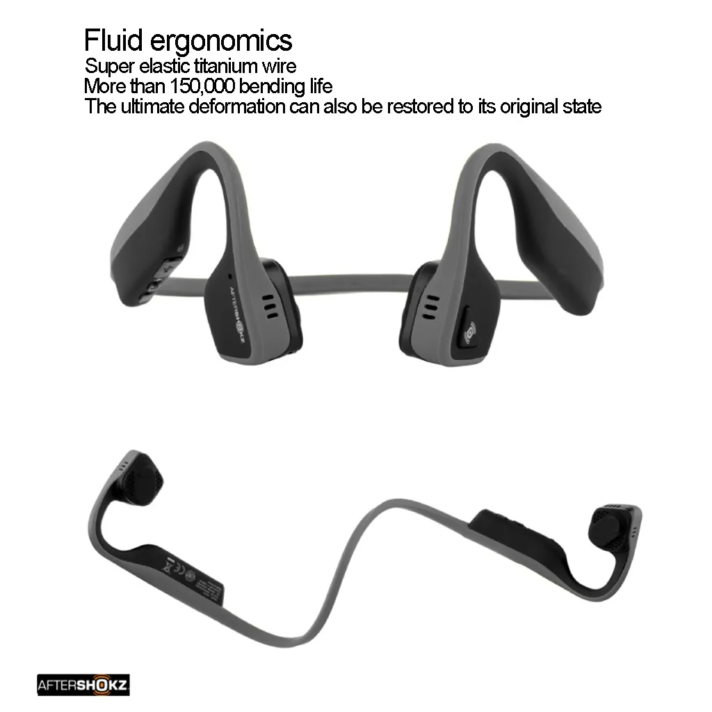 

Bone Conduction Trekz Air Wireless Stereo Headphone Bluetooth Headset Sports Earphone With Mic Running By Aftershokz As600