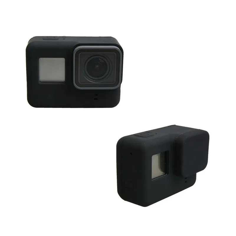 Силиконовый защитный чехол для GoPro Hero 7 5 6 оболочка Защитная крышка для объектива для Go Pro 7 6 5 Аксессуары для экшн-камеры