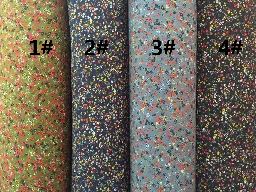 Шифоновая ткань с жемчужинами 145 см ширина цветочный узор для юбки костюма платья