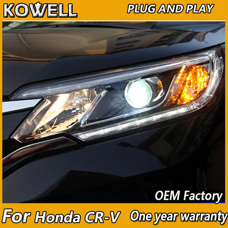 Автомобильный Стайлинг KOWELL для Honda CR V CRV передсветильник фара s 2015 2016 светодиодный