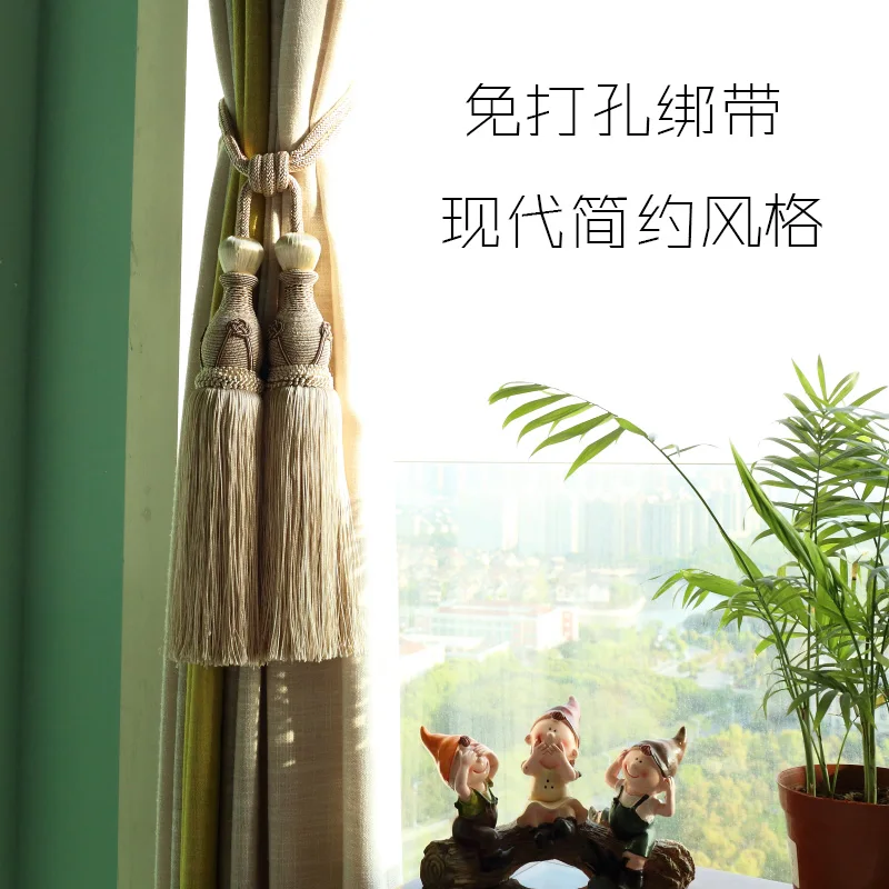 Занавес tieback декоративная подвеска занавес с двойной подвеской одна пара|hanging ball