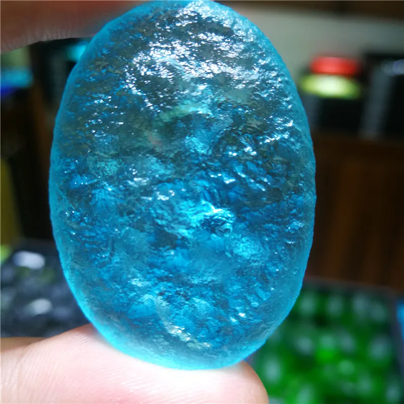 

Натуральный мольдавит, природный Чешский метеорит, ударопрочный стеклянный грубый камень, Хрустальный энергетический камень, 1 шт.