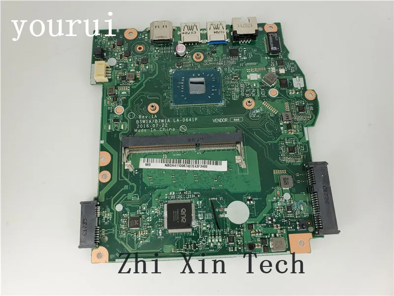 Материнская плата yousui для ноутбуков Acer Aspire материнская B5W1A /B7W1A с ЦП N4200u NB.GH411.006