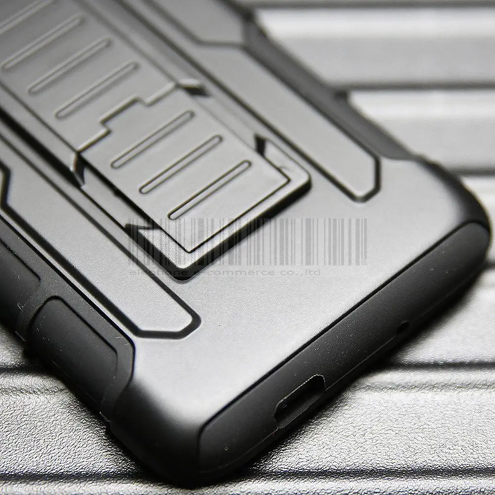 Армированный Гибридный противоударный чехол + с зажимом для ремня Alcatel OneTouch Fierce XL