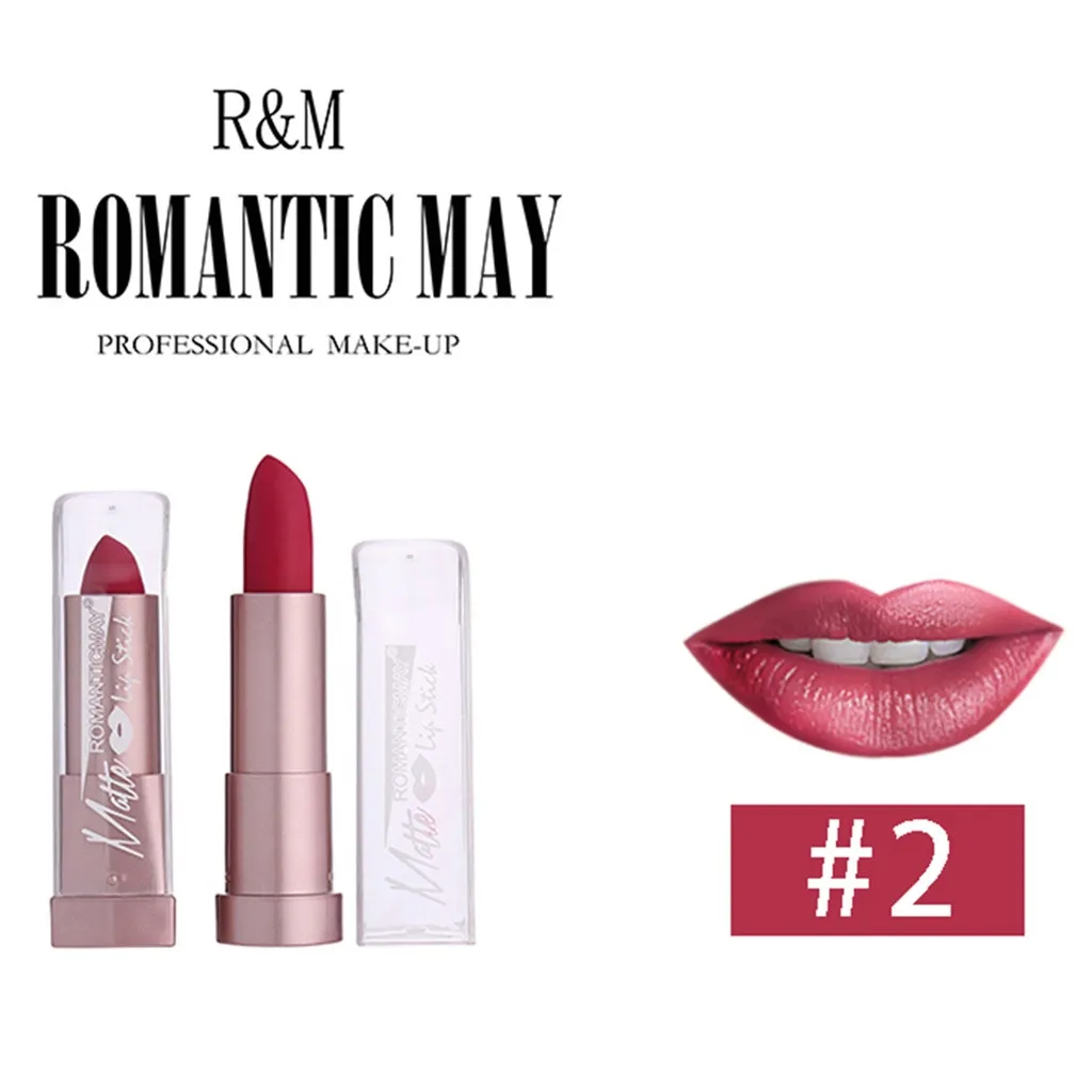 Женская матовая водостойкая губная помада 12 цветов увлажняющий и долговечный