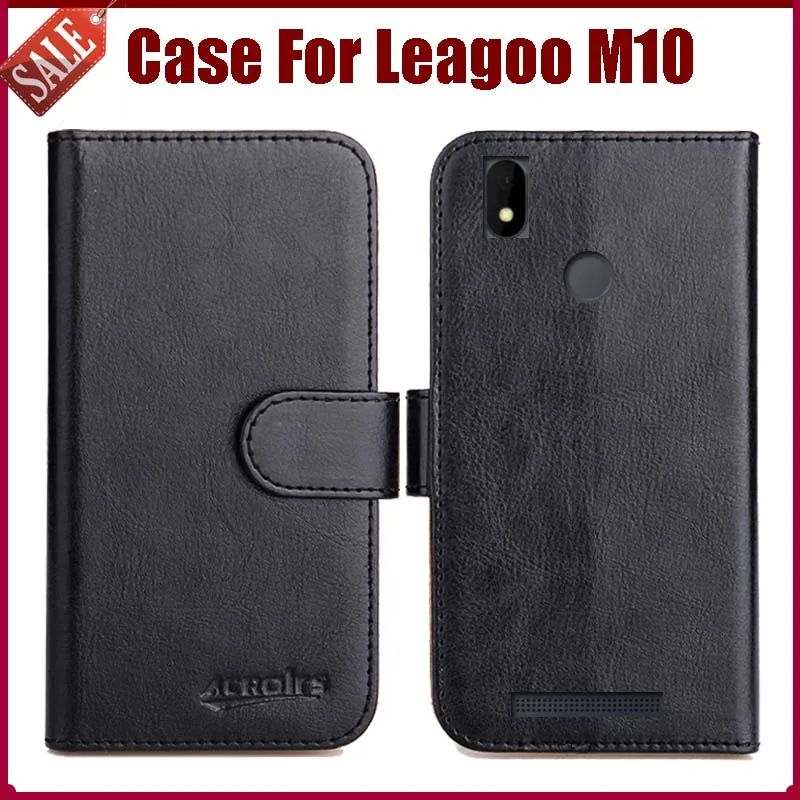 

Hot Sale! Leagoo M10 Case New Arrival 6 Colors High Quality Flip Leather Protective Cover For Leagoo M10 Case Phone Bag